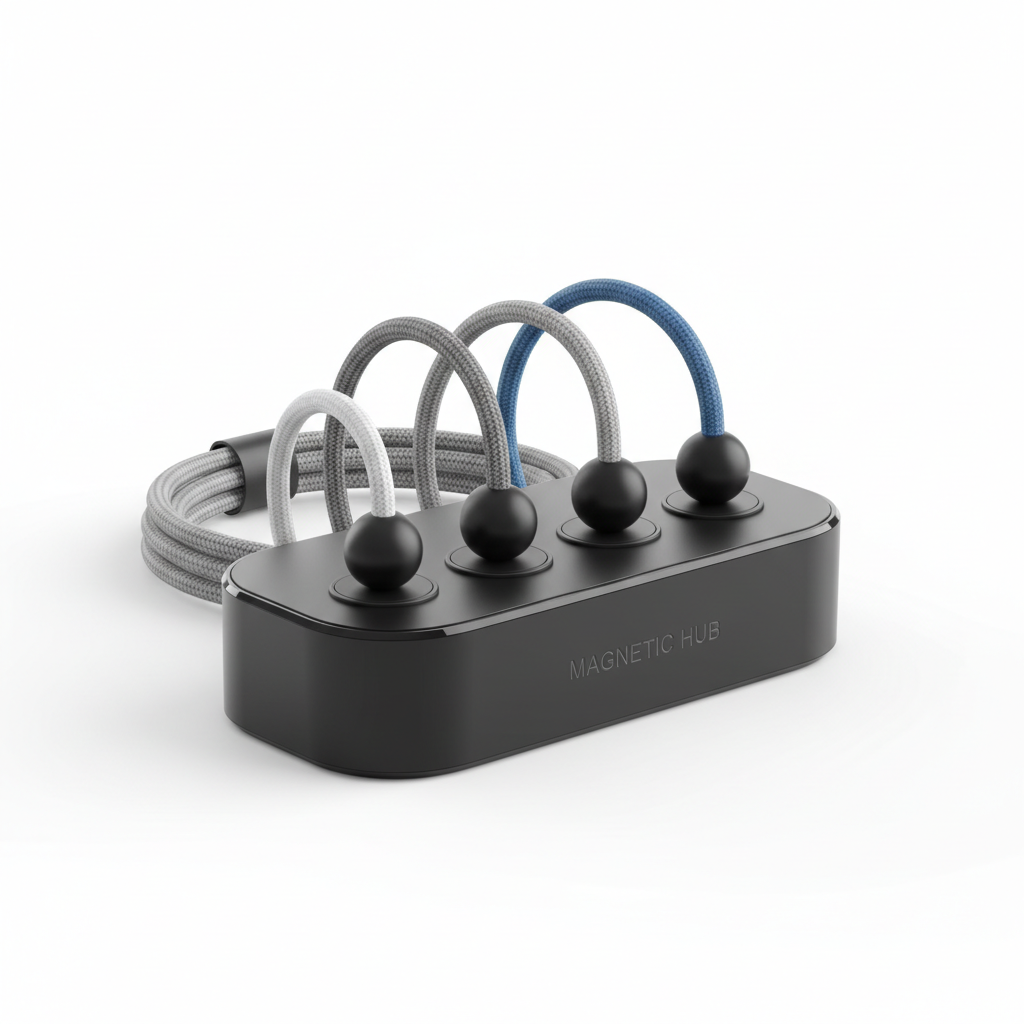 Magnetic Cord Keeper Base Station